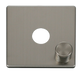 Scolmore SCP241SS - 1 Gang Dimmer Switch Cover Plate - Stainless Steel Definity Scolmore - Sparks Warehouse