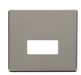 Scolmore SCP250SS - Connection Unit Cover Plate - Stainless Steel Definity Scolmore - Sparks Warehouse