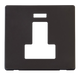 Scolmore SCP252BK - Switched Connection Unit With Neon Cover Plate - Black Definity Scolmore - Sparks Warehouse
