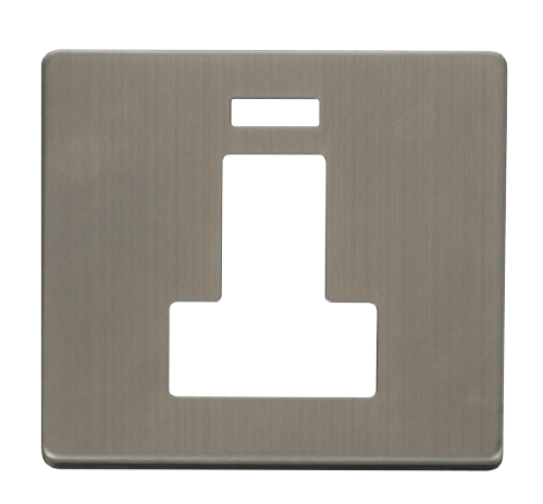 Scolmore SCP252SS - Switched Connection Unit With Neon Cover Plate - Stainless Steel Definity Scolmore - Sparks Warehouse