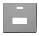 Scolmore SCP253CH - Connection Unit With Neon Cover Plate - Chrome Definity Scolmore - Sparks Warehouse