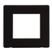 Scolmore SCP311MB - 1 Gang Plate Twin Media Module Cover Plate - Matt Black Definity Scolmore - Sparks Warehouse