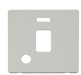 Scolmore SCP322PW - 20A DP Switch With Flex Outlet Cover Plate - White Definity Scolmore - Sparks Warehouse