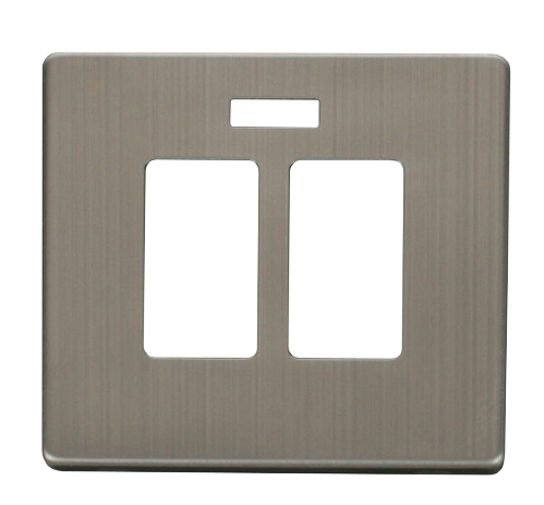Scolmore SCP324SS - 20A Sink Bath Switch With Neon Cover Plate - Stainless Steel Definity Scolmore - Sparks Warehouse