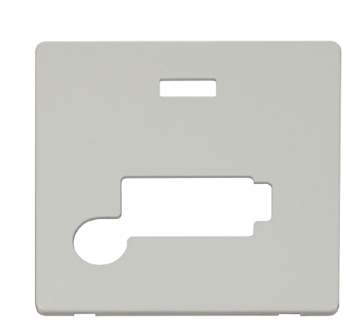 Scolmore SCP353PW - Conn. Unit With Flex Outlet & Neon (Lockable) Cover Plate - White Definity Scolmore - Sparks Warehouse
