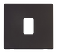 Scolmore SCP422BK - 20A DP Switch Cover Plate - Black Definity Scolmore - Sparks Warehouse
