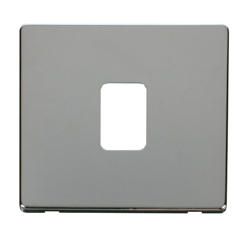 Scolmore SCP422CH - 20A DP Switch Cover Plate - Chrome Definity Scolmore - Sparks Warehouse
