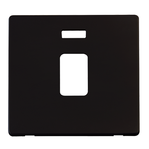Scolmore SCP423MB - 20A DP Switch With Neon Cover Plate - Matt Black Definity Scolmore - Sparks Warehouse