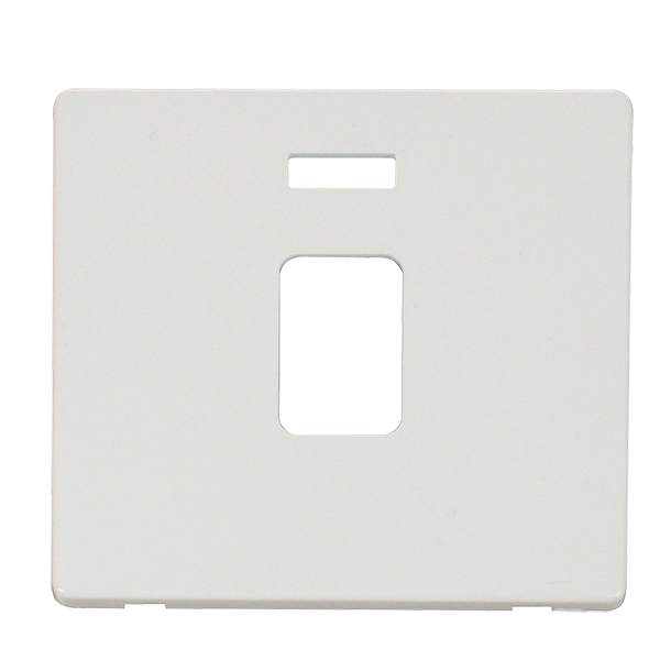Scolmore SCP423MW - 20A DP Switch With Neon Cover Plate - Metal White Definity Scolmore - Sparks Warehouse