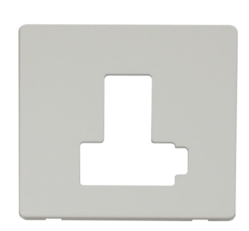 Scolmore SCP451PW - Switched Connection Unit (Lockable) Cover Plate - White Definity Scolmore - Sparks Warehouse