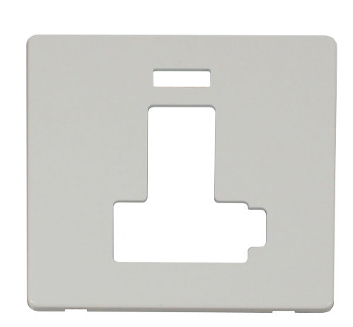 Scolmore SCP452PW - Switched Connection Unit With Neon (Lockable) Cover Plate - White Definity Scolmore - Sparks Warehouse