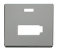 Scolmore SCP453CH - Connection Unit With Neon (Lockable) Cover Plate - Chrome Definity Scolmore - Sparks Warehouse