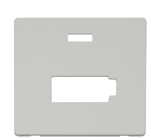 Scolmore SCP453PW - Connection Unit With Neon (Lockable) Cover Plate - White Definity Scolmore - Sparks Warehouse