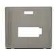 Scolmore SCP453SS - Connection Unit With Neon (Lockable) Cover Plate - Stainless Steel Definity Scolmore - Sparks Warehouse