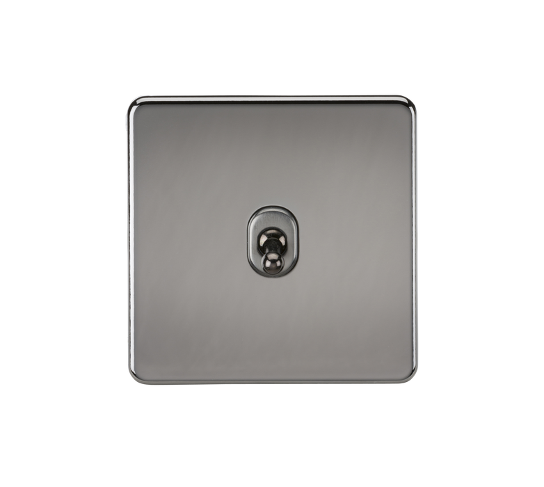 Knightsbridge SF1TOGBN 10A 1G 2 Way Toggle Switch - Black Nickel Switch Knightsbridge - Sparks Warehouse