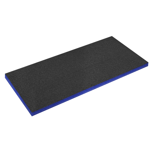 Sealey - SF50B Easy Peel Shadow Foam Blue/Black 1200 x 550 x 50mm Storage & Workstations Sealey - Sparks Warehouse