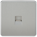 Knightsbridge SF7300BC Screwless Telephone Master Socket - Brushed Chrome KB Knightsbridge - Sparks Warehouse