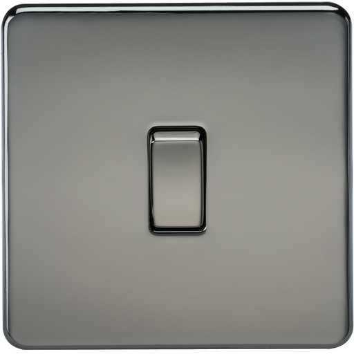 Knightsbridge SF8341BN Screwless 20A 1G DP Switch - Black Nickel KB Knightsbridge - Sparks Warehouse