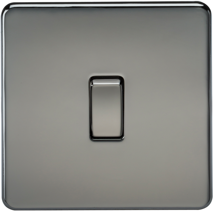 Knightsbridge SF8341BN Screwless 20A 1G DP Switch - Black Nickel KB Knightsbridge - Sparks Warehouse