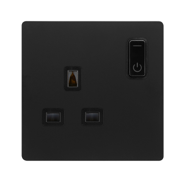 Scolmore Sfbk30035bk 13a 1g Rf Smart Socket Definity Bk Bk Smart Socket Scolmore - Sparks Warehouse