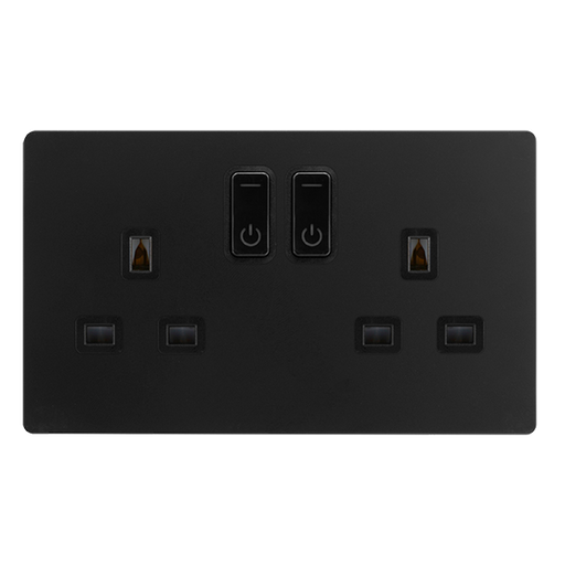 Scolmore Sfbk30036bk 13a 2g Rf Smart Socket Definity Bk Bk Smart Socket Scolmore - Sparks Warehouse