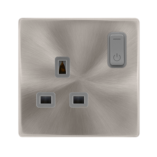 Scolmore Sfbs30035gy 13a 1g Rf Smart Socket Definity Bs Gy Smart Socket Scolmore - Sparks Warehouse