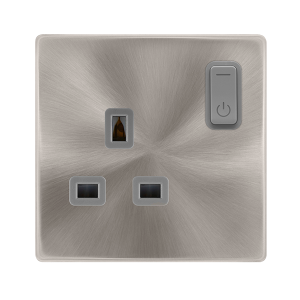 Scolmore Sfbs30035gy 13a 1g Rf Smart Socket Definity Bs Gy Smart Socket Scolmore - Sparks Warehouse