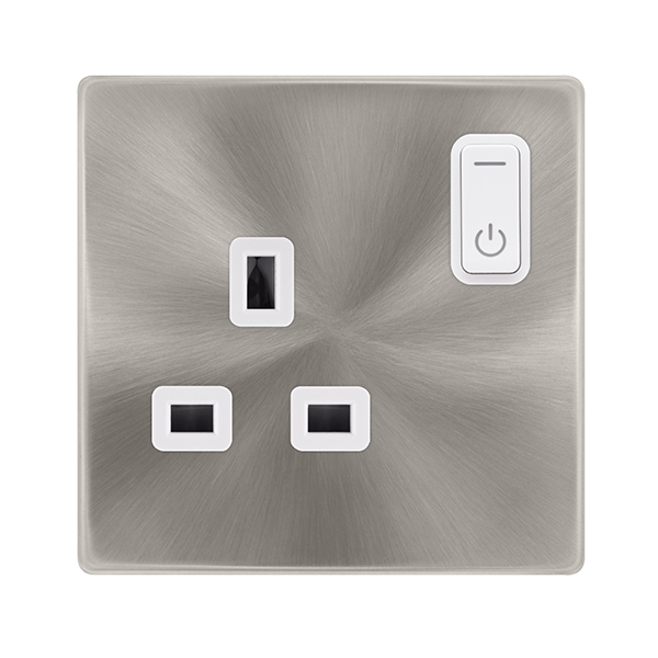 Scolmore Sfbs30035pw 13a 1g Rf Smart Socket Definity Bs Pw Smart Socket Scolmore - Sparks Warehouse