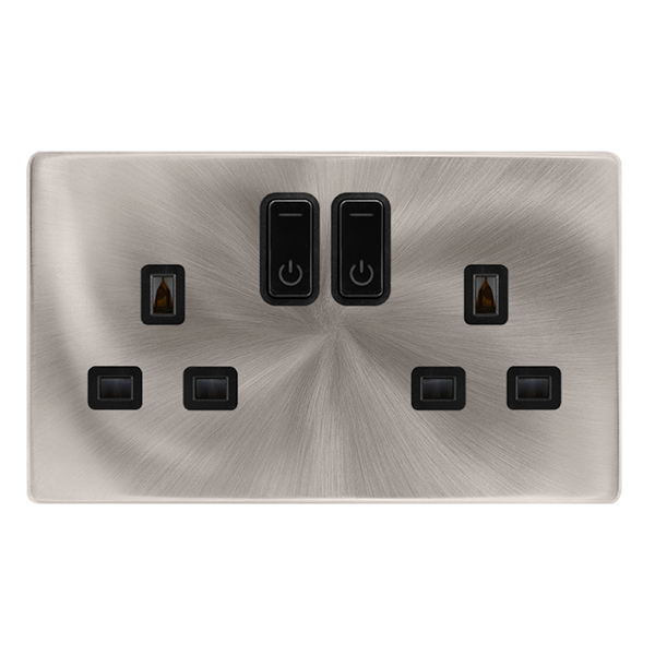 Scolmore Sfbs30036bk 13a 2g Rf Smart Socket Definity Bs Bk Smart Socket Scolmore - Sparks Warehouse