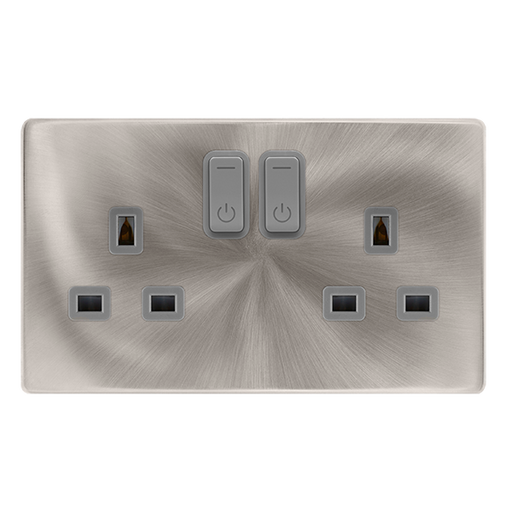 Scolmore Sfbs30036gy 13a 2g Rf Smart Socket Definity Bs Gy Smart Socket Scolmore - Sparks Warehouse