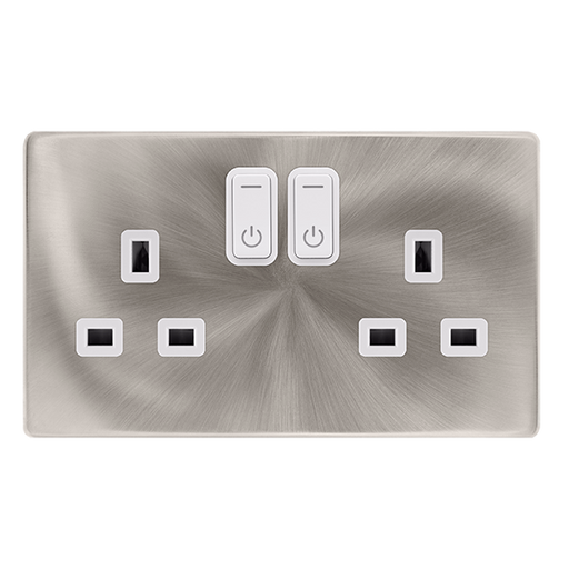 Scolmore Sfbs30036pw 13a 2g Rf Smart Socket Definity Bs Pw Smart Socket Scolmore - Sparks Warehouse