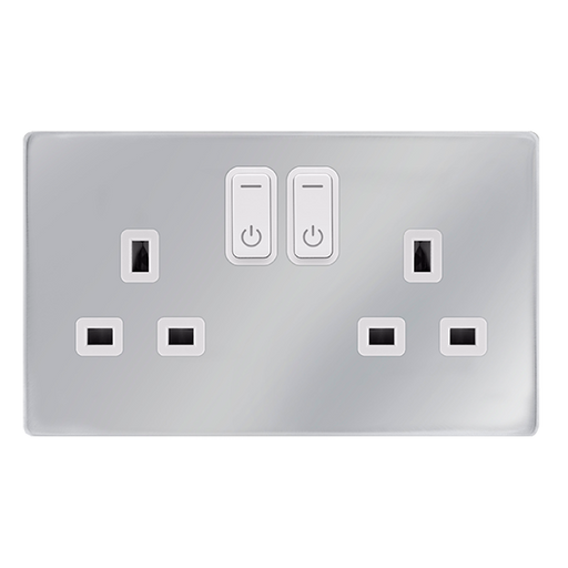 Scolmore Sfch30036pw 13a 2g Rf Smart Socket Definity Ch Pw Smart Socket Scolmore - Sparks Warehouse