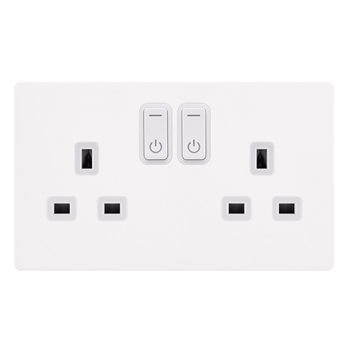 Scolmore Sfmw30036pw 13a 2g Rf Smart Socket Definity Mw Pw Smart Socket Scolmore - Sparks Warehouse