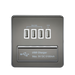 Knightsbridge SFQUADBNW Screwless 1G QUAD USB Charger Outlet 5V DC 5.1A - Black Nickel With White Insert KB Knightsbridge - Sparks Warehouse