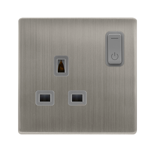 Scolmore Sfss30035gy 13a 1g Rf Smart Socket Definity Ss Gy Smart Socket Scolmore - Sparks Warehouse