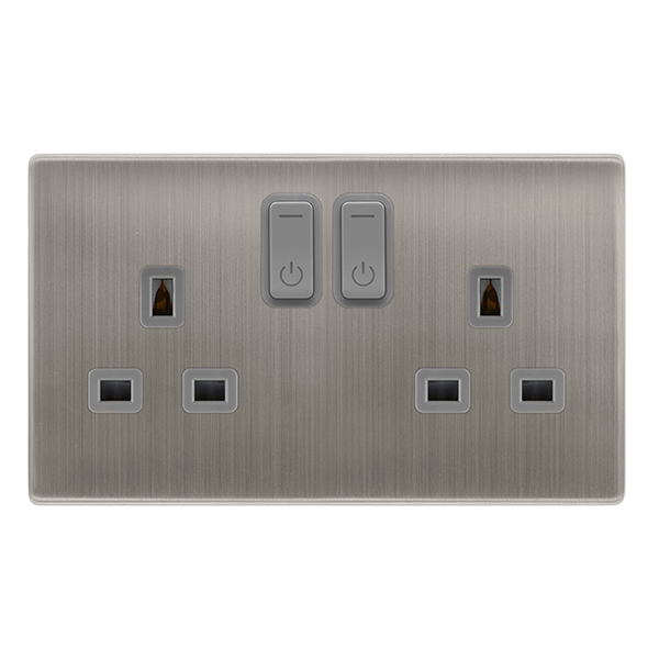 Scolmore Sfss30036gy 13a 2g Rf Smart Socket Definity Ss Gy Smart Socket Scolmore - Sparks Warehouse