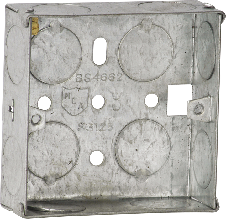 Knightsbridge GSK25 1G 25mm Galvanised Steel Box KB Knightsbridge - Sparks Warehouse