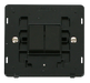 Scolmore SIN012BK - 10AX 2 Gang 2 Way Switch Insert - Black Definity Scolmore - Sparks Warehouse