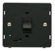 Scolmore SIN022BK - 20A DP Switch With Flex Outlet Insert - Black Definity Scolmore - Sparks Warehouse