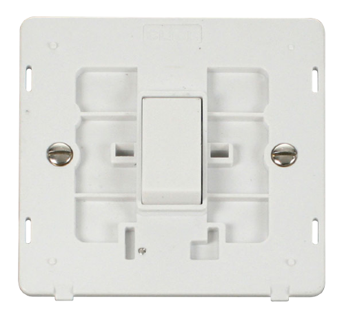 Scolmore SIN025PW - 10AX 1 Gang Intermediate Switch Insert - White Definity Scolmore - Sparks Warehouse