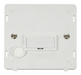 Scolmore SIN050PW - 13A Fused Connection Unit With Flex Outlet Insert - White Definity Scolmore - Sparks Warehouse