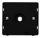 Scolmore SIN141PL - 1 Gang Single Dimmer Plate Insert Definity Scolmore - Sparks Warehouse