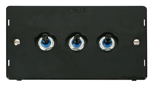 Scolmore SIN143 - 3 Gang 2 Way 250Va Dimmer Switch Insert Definity Scolmore - Sparks Warehouse