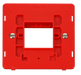 Scolmore SIN402RD - 1 Gang Plate Twin Aperture Insert - Red Definity Scolmore - Sparks Warehouse
