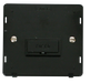 Scolmore SIN650BK - 13A Fused Connection Unit Insert - Black Definity Scolmore - Sparks Warehouse