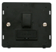 Scolmore SIN651BK - 13A Fused Switched Connection Unit Insert - Black Definity Scolmore - Sparks Warehouse