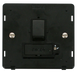 Scolmore SIN851BK - 13A Fused Switched Connection Unit (Lockable) Insert - Black Definity Scolmore - Sparks Warehouse