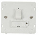 Scolmore SIN851PW - 13A Fused Switched Connection Unit (Lockable) Insert - White Definity Scolmore - Sparks Warehouse