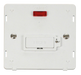 Scolmore SIN853PW - 13A Fused Connection Unit With Neon (Lockable) Insert - White Definity Scolmore - Sparks Warehouse