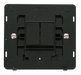 Scolmore SINBK-SMART2 - 1G Insert 2 Apertures Supplied With 2 x 10AX 2 Way Retractive Switch Modules - Black Definity Scolmore - Sparks Warehouse